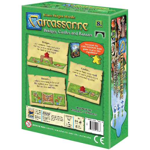 Carcassonne : Expansion 08 - Bridges, Castles and Bazaars